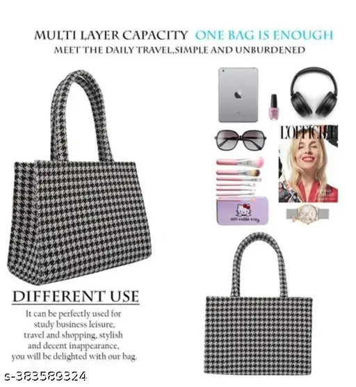 Trendy Zakat Canvas Handbag For Girls And Ladies For Casual Use