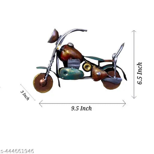 Malik Designs Handmade Metal Bike Antique for Home Decoration, Living Room Bedroom