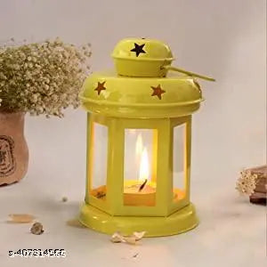 HOME  DECOR TEALIGHT LANTERN FOR FESTIVAL DECORATION | STAR LANTERN |  ( PACK OF 2PC )