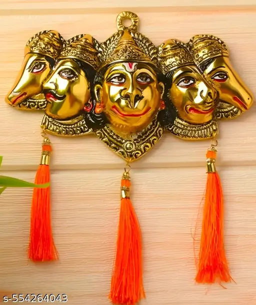 Vastu Shanti Metal Panchmukhi Hanuman Hanging