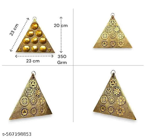 Shree Girraj Ji Traders  Vastu Yantram | Vastu Maha Yantra with Sampoorna Navgraha Yantra for Vastu Dosh Nivaran Wall Hanging Yantra (8.5 Inches) (1 Pc)