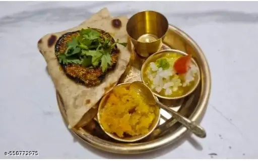 2 combo pack of laddu Gopal bhogh thali Set with Tulsi Mala