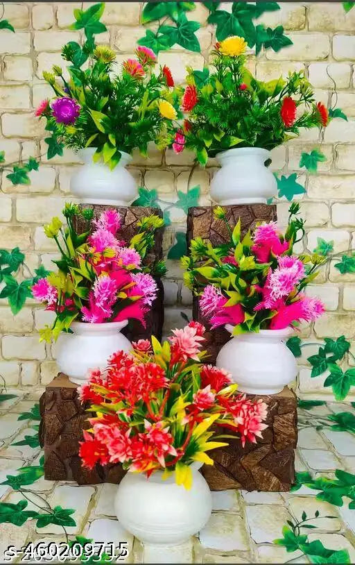 Dev Creation Mix flower pot with matki 5pc