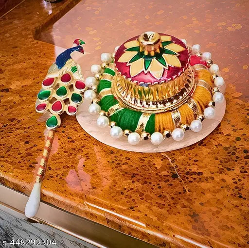 Sindur Dani with Colourful Meenakari Design, Sindur Dani,Sindur Box,Sindur Stick, Sindur Dani for Wedding, Sindur Dani with Stick,Kumkum Box, Homemad,WomanWadding Use Multicoller