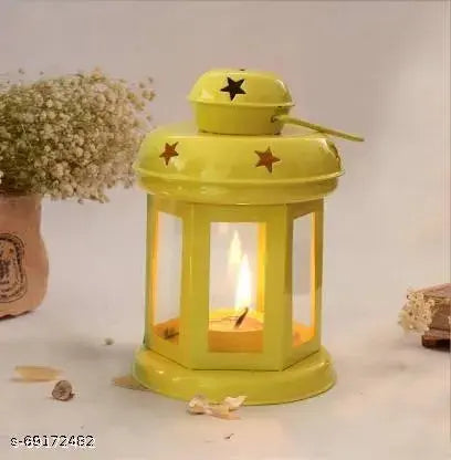 Decorative Tea Light Candle Holder/Hanging Lantern for Decoration Gift Items | Anniversary Birthday Decoration Lantern Set of 2