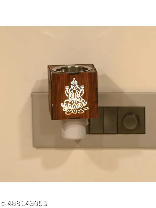 Somil Incense Holder for Kapur Burnig and Fragrance Your Room, 7.5 X 7.5 X 11 CM, Brown