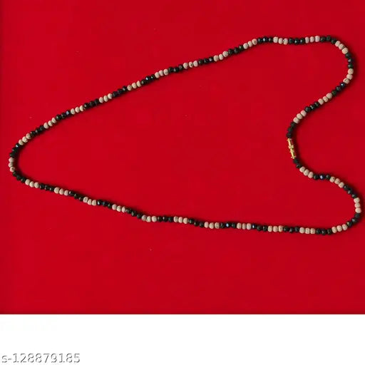 Original Tulsi Beads + Crystel Mala, For Gold Or Artificial Locket, From Vrindavan