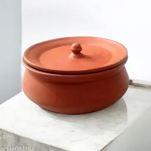 Terracotta Dahi Handi 500 ml – Organic Clay Pot for Yogurt (Pack of 2)