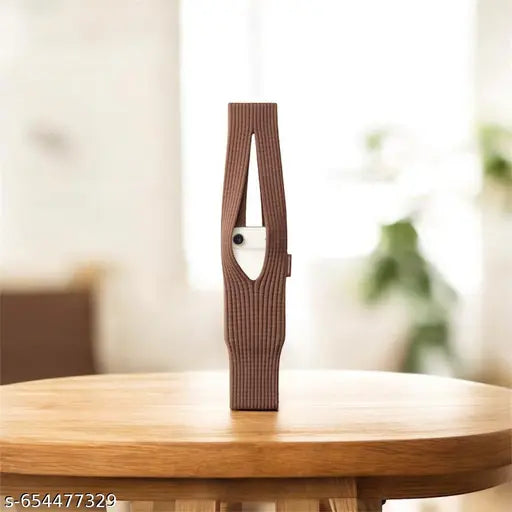 Brown color trendy pocket for iphone