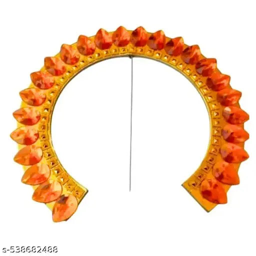 Large Size Orange Color Arch for Varalakshmi Idol Pooja Decoration | Navaratri Pooja | Arch for Idols