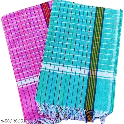 MAYURA SPEAR BRAND KADHI BATH TOWEL | TRENDY COTTON BATH TOWELS 30×60 INCHES.