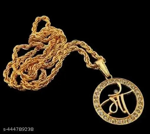 MAA LOCKET WITH GOLD  PLATED CHAIN
