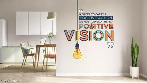 Wallbook Vision| Size 88 x 69Cms | Wall Stickers for Home, hall, bedroom, kitchen and Living room