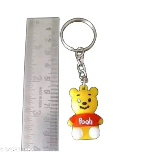 Trendy Multi Men and Women  Multi Color Plastic Cartoon Keychain (Pack-1)