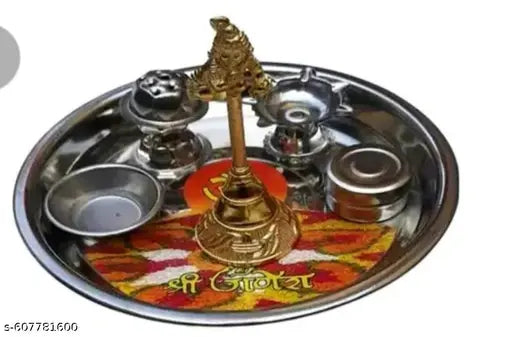 pooja thali with bell