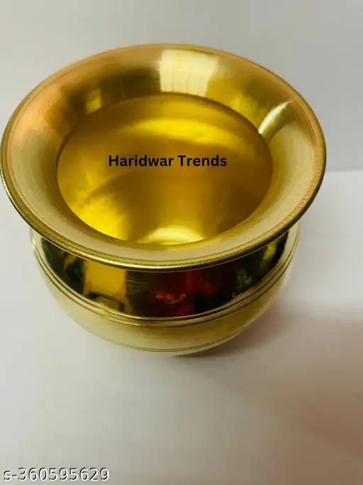 Om Kalash Brass Pot/Lota Pooja Items Indian Lota Traditional Drinkware Water Pitcher Decorations for Pooja, Traditional Rituals, Religious Purpose, Karva-chauth Pooja