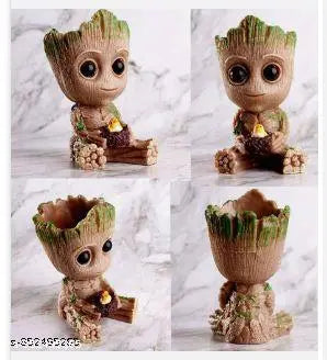 "MORATER" Big Groot Resin Vase Pot For Living Room, Balcony, Table Corner, Office/Home Decoration