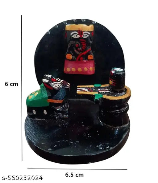 SriMaa Ventures Agarbatti Stand for Puja Room – Marble Shivling Incense Holder with Ganesh & Nandi for Daily Worship, Religious Décor