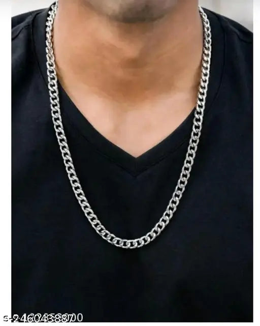 Silver chain for mens pack of 1