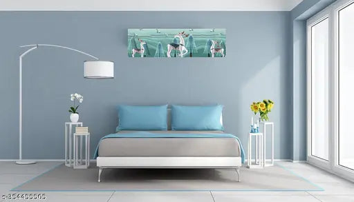 3D Printed AC Cover 1.5 Ton Air Conditioner Dust Cover Folding Designer Ac Cover for Indoor Split Ac 1.5 ton (97 x 33x 21.5 cm)