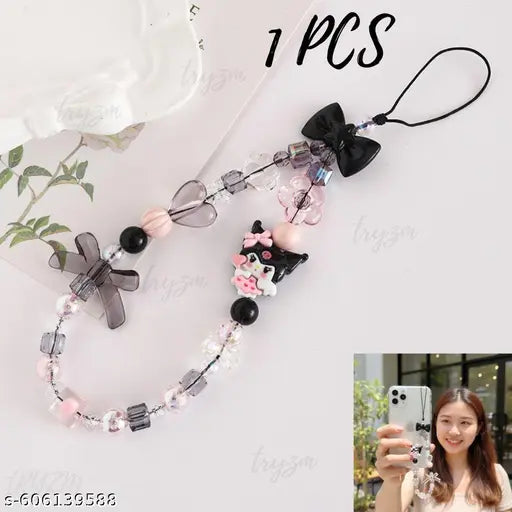 1 PCS Beaded Phone Chain Accessories Cute for Women Handbag Chain Beaded Bag Chain