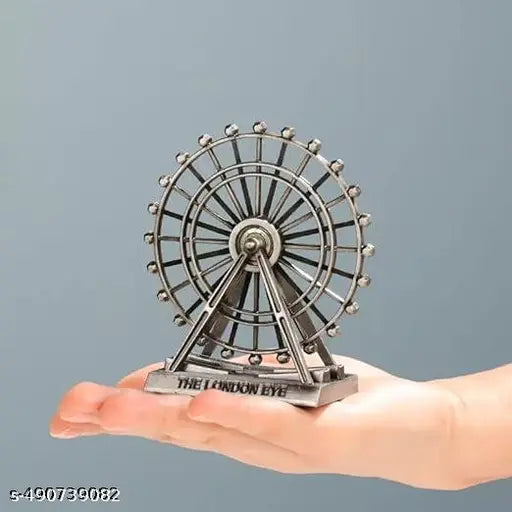 1 Pcs World Famous Building London Eye Antique Vintage Statue for Gifting Valentine Gifts,Office Desk,Decorative Showpeice for Home Decor,Wedding,Table Stand,Living Room(9.5 cm)