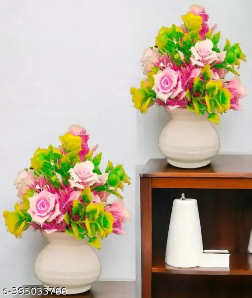 pack of 2 Fancy artificial flower for home kitchen and other place like temple office