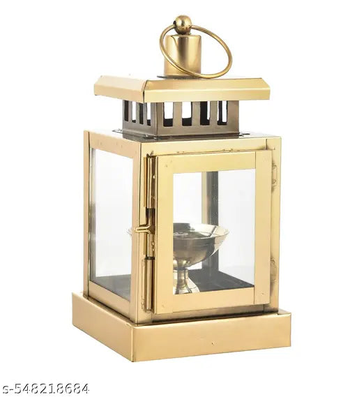 Akhand Diya Stand For Home Temple Pooja, Akhand Diya, Diya Stand With Glass