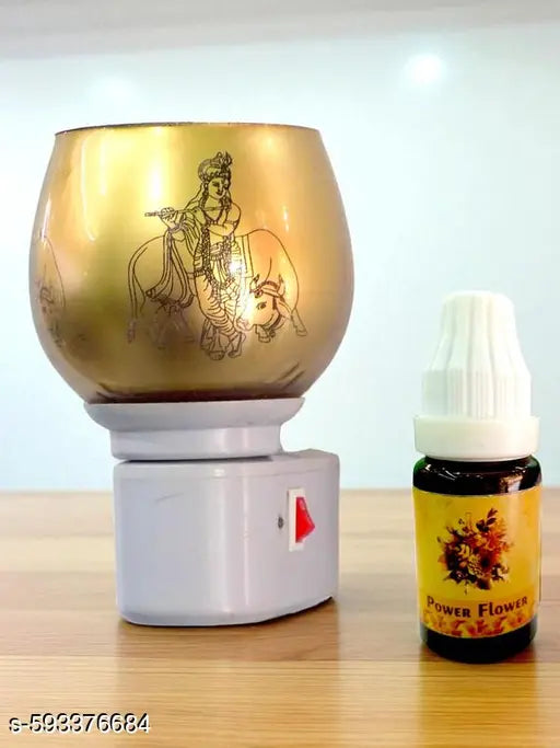 Electric Kapoor Dani Oil Burner | Multipurpose Dhoop Dani, Diffuser, Fragrance Lamp for Home, Office, Puja, Meditation, Relaxation & Mosquito Repellent – Kapoor Dani Electric Burner