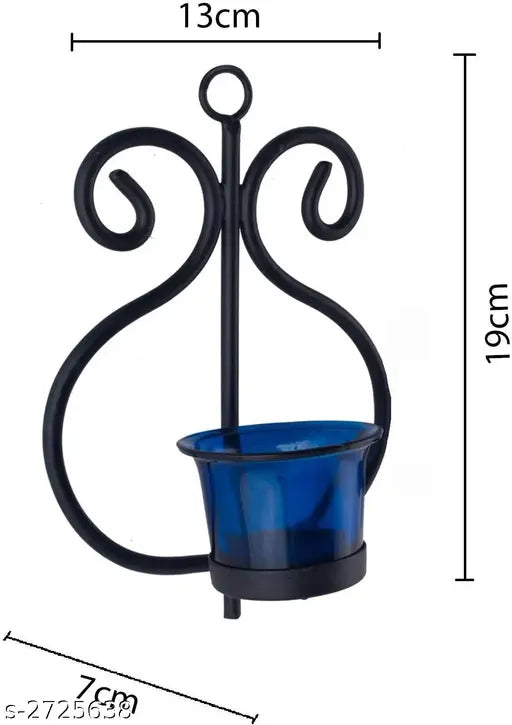 Trendy Tealight Candle Holder Wall Hanging(set of 2)