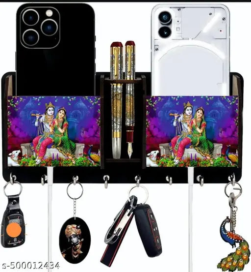 Lovely Radha Krishna key holder for home and office decor