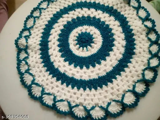 Woolen Hand Knit Beautiful Puja Thali Cover Thalposh