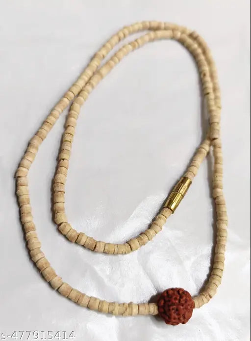 tulsi kanthi mala/tulsi mala with rudraksha beads
