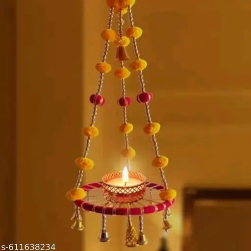 Kalakit Hanging Tea Light Holder for Diwali Home Decor