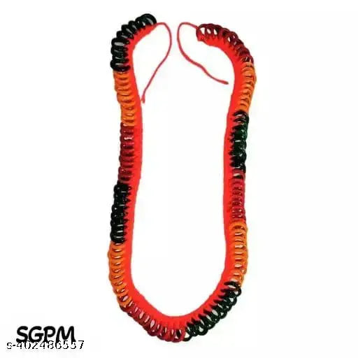 Multi colour gajula mala - 1For laxmi puja original glass gajula mala