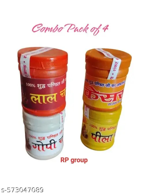 Aanshi chandan teeka pack of Four