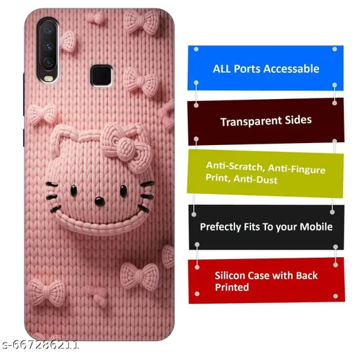 'Vivo Y17 Back Cover Designer Printed Soft Case''