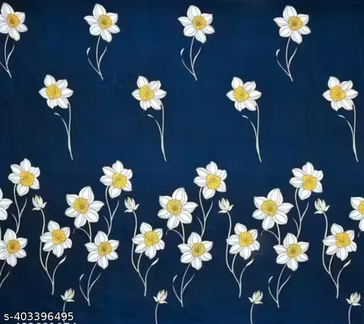 Glace-Cotton Bedsheet For Double Bed With Pillow Cover