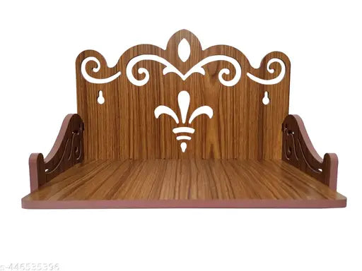 stastore Wooden Singhasan Temple.Wall Hanging and Table Top