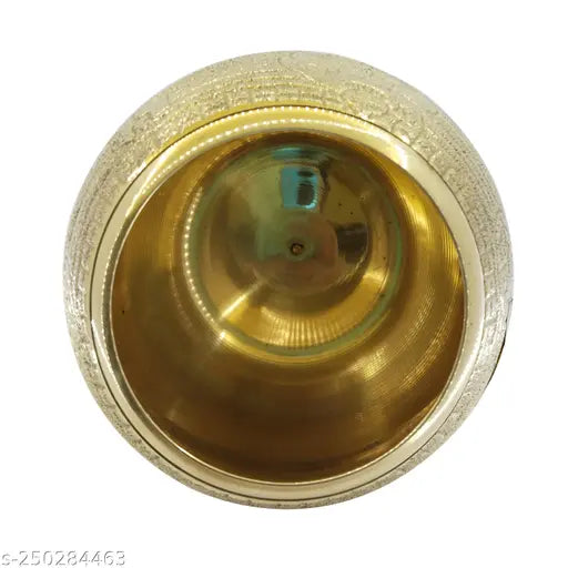 Puri Crafts Puja Mana,For Laxmi Puja,Diwali Puja Home Puja Article Brass Mana  (Height: 3 inch, Gold)