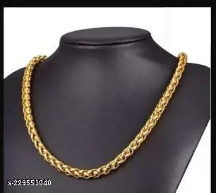 Pitaamaa® Fancy  Gold Plated Chain For Men & Boys