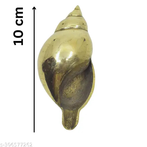 Polished Brass Sankh for Meditation and Yoga