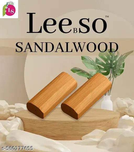 LeeBso Natural SANDALWOOD STICK-Puja Rituals & Face-Glow & Heal-combo of 2