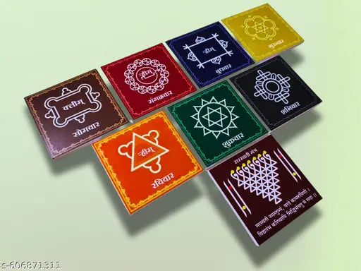 ME Art - 'Saat Waar' (Combo)- Ready Rangoli - Sunboard