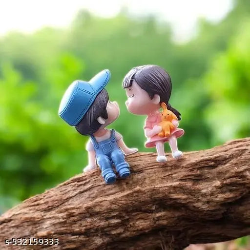 Car Dashboard Couple Toy - Cute Figurine Decor, Romantic Accessories, Bobblehead Love Decoration