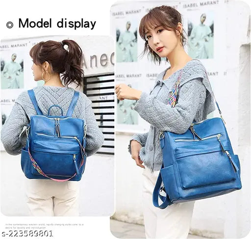 Womenbuzz Fashion Shoulder Multipurpose Knapsack Convertible Top Handle Detachable Bag(Backpack,bag,backpack for women women bag fashion,stylish)