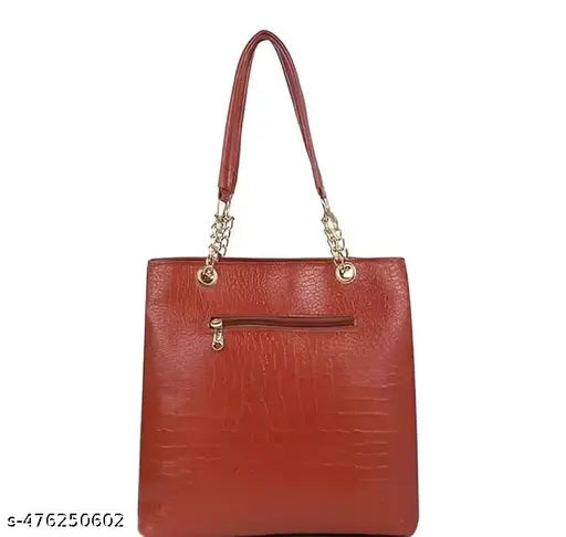 Golden Luxe Handbag For Women And Girl | Royal Charm Leather Bags For Every Occasions .