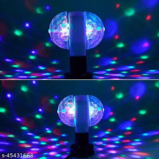 led light Diwali disco bulb party light for Home Birthday Dancing Stage Single disco color led light (Ball Diameter: 6 cm)