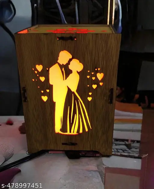 Happy anniversary table lamp 7 colour light . lightning lamps