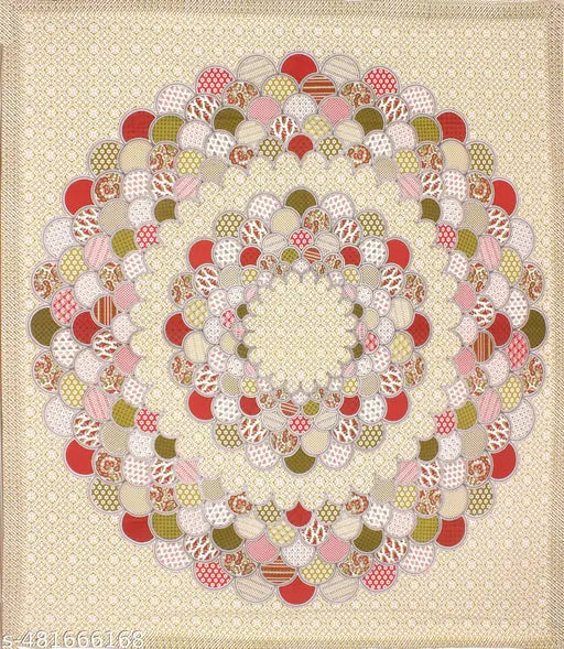 Designer Trendy Pure Cotton Queen Size Bedsheet with 2 Pillow Covers